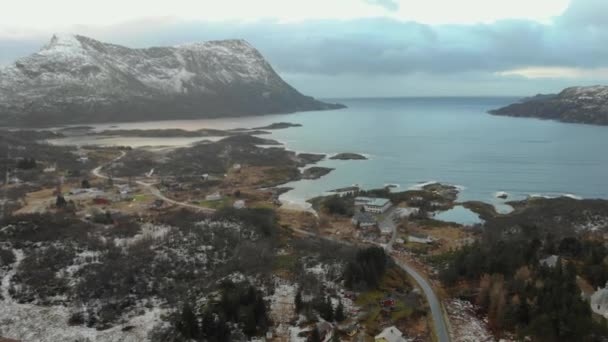 Nature de la Norvège. Survoler le fjord du nord 