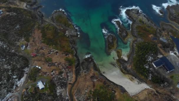 Nature de la Norvège. Survoler le fjord du nord 
