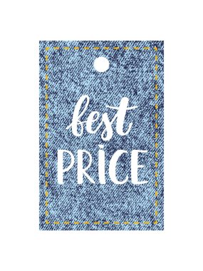 Jeans satışı etiketi