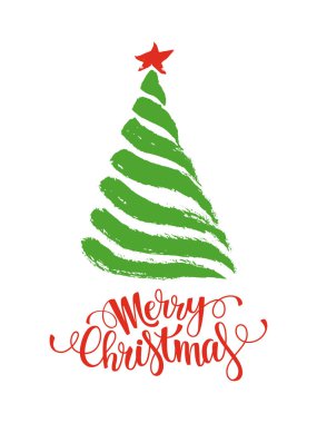 Noel ağacı, illüstrasyon 