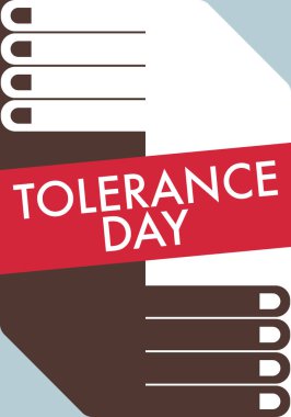 Tolerans poster, illüstrasyon 
