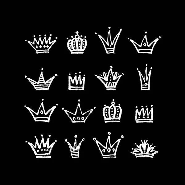 Elle çizilmiş kron kümesi.