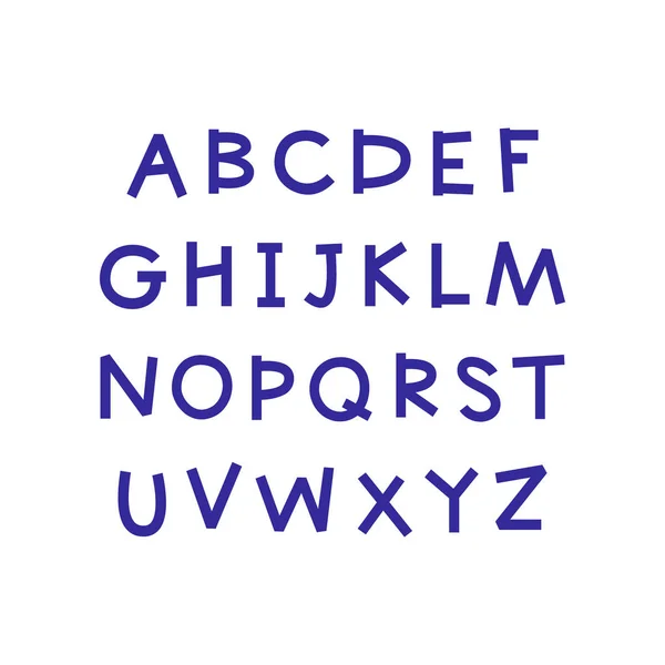 Cartoon alfabetet. — Stock vektor