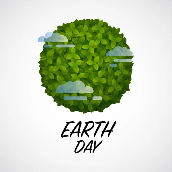 Earth Day poster — Stock Vector