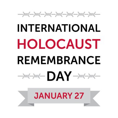 Holocaust Day poster clipart