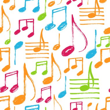 Desen ile müzik notlar
