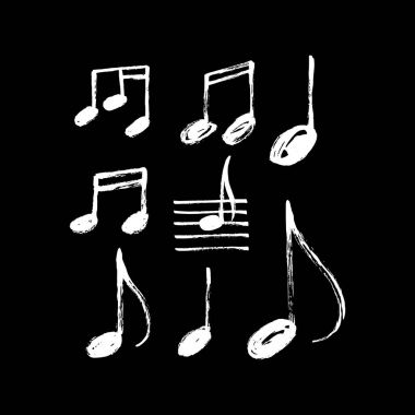 Desen ile müzik notlar
