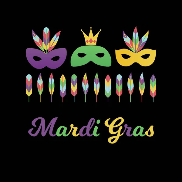 Mardi Gras海报 — 图库矢量图片