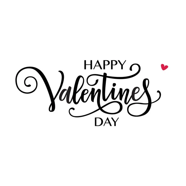 Feliz día de San Valentín Lettering — Vector de stock