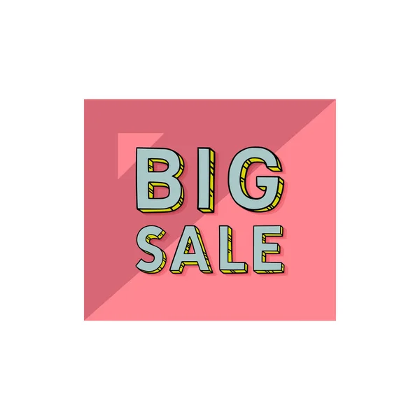 Big sale  tag — Stock Vector