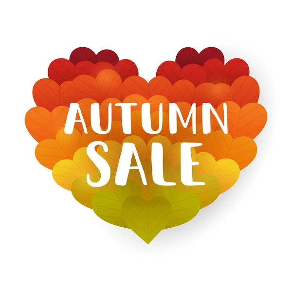 Ilustración venta otoño — Vector de stock