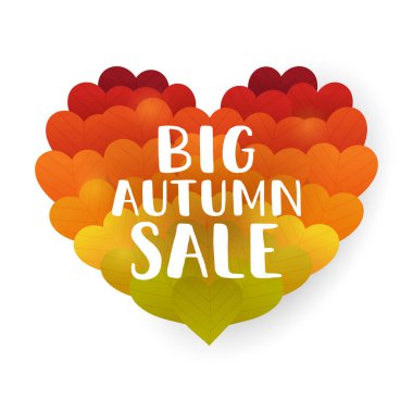 sonbahar satışı illüstrasyonu