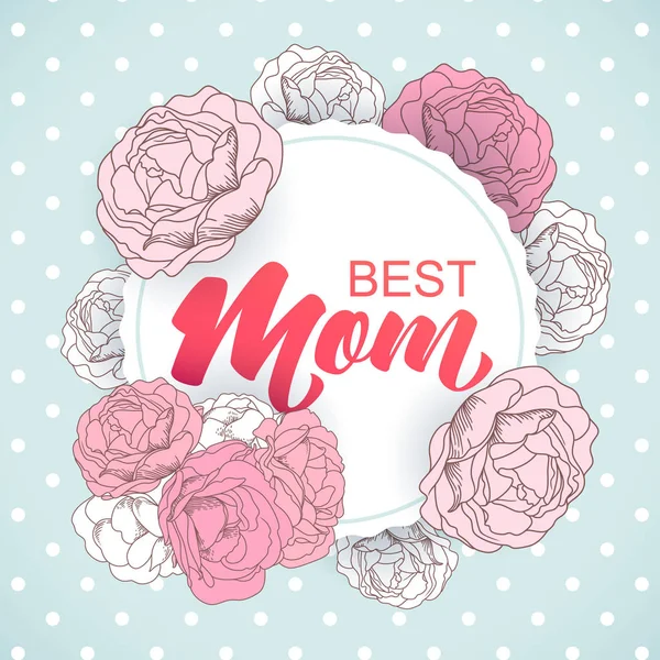 Happy Mother's day card — Stock Vector