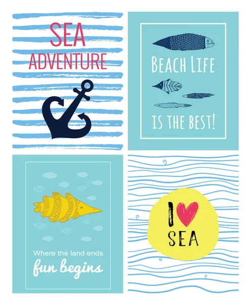 Sevimli deniz kart dizisini