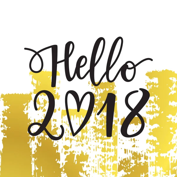 Happy 2018 yeni yıl kartı