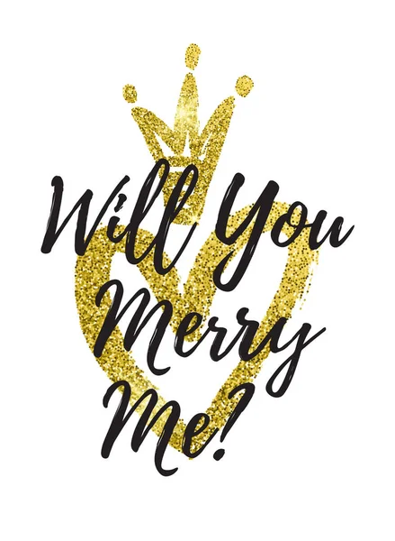 Tu veux bien m'épouser ? — Image vectorielle