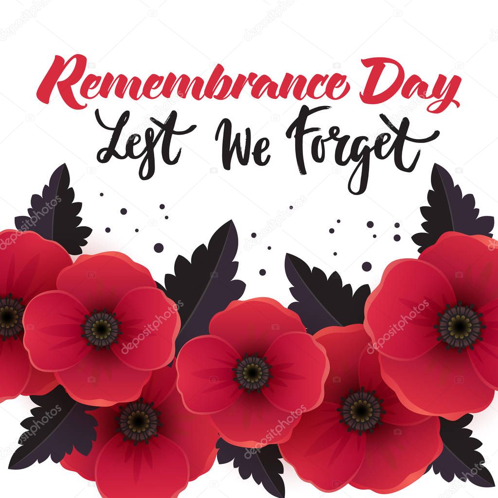 Remembrance day poster