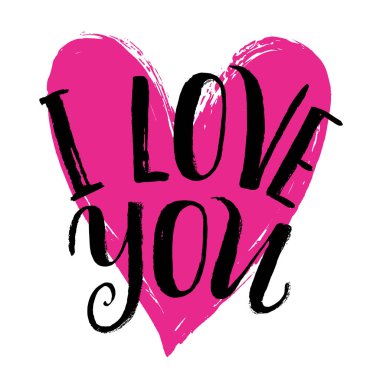 El ifade seni seviyorum yazılı