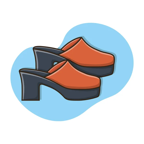 Γυναικεία Υποδήματα Sandal Icon Vector Design Εικονογράφηση — Διανυσματικό Αρχείο