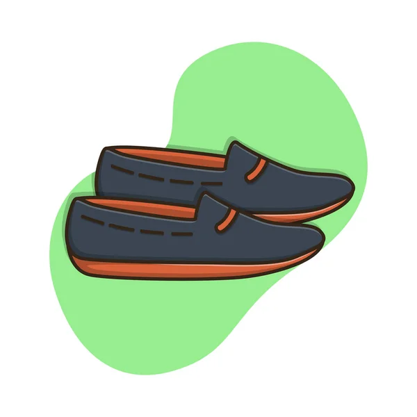 Casual Shoes Fashion Icon Vector Design Illustration — Stockový vektor