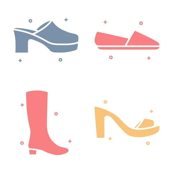 Векторная Икона Женской Обуви — стоковый вектор
