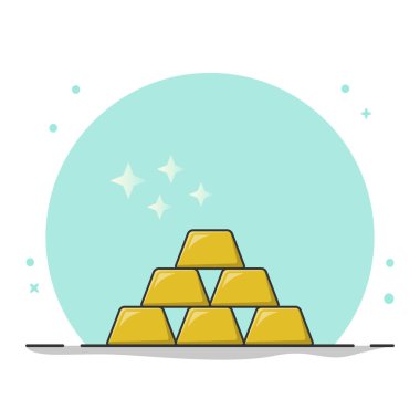 Altın Hazine Tasarım Vektörü Kavramsal