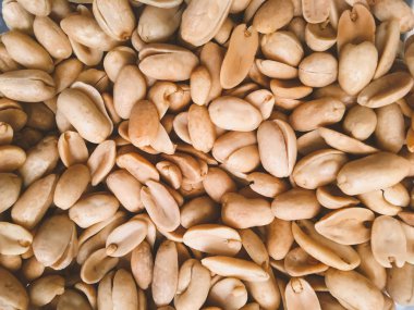 Fıstık arkaplan - kızarmış kaju ve tuzlu yer fıstığı