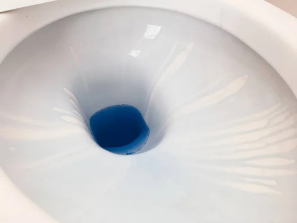 Zbliżenie Strzał Toalety Łazience — Zdjęcie stockowe