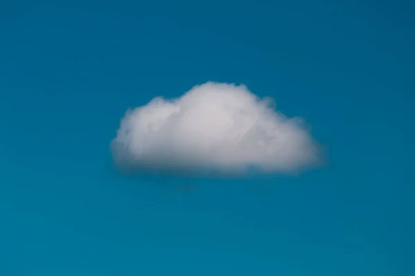 Cielo Azul Con Nube Blanca —  Fotos de Stock