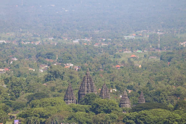 Candi Plaosan Vagy Plaosan Templom Plaosan Complex Templom Bugisan Falu — Stock Fotó