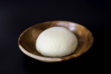 Bakpia Kukus Pastası ya da peynirli buğulanmış Bakpia Pastası. Yogyakarta 'dan geleneksel Endonezya-Çin yemekleri.