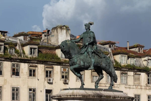 Statue Dans Ancienne Ville — Photo