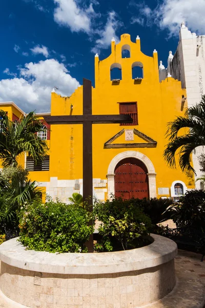 Campeche Μεξικό Yucatan Colonial Heritage Cathedral San Francisco Campeche Royalty Free Εικόνες Αρχείου