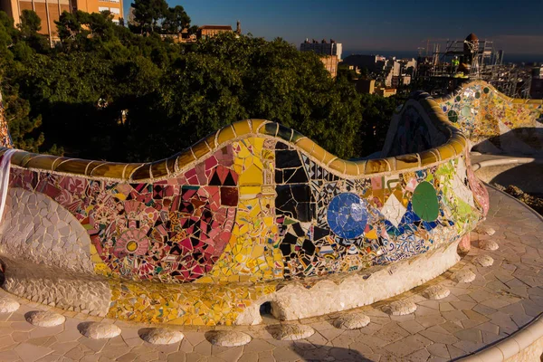 西班牙巴塞罗那Guell公园 — 图库照片