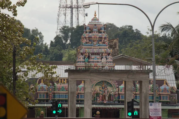 Gopuram Del Tempio Sri Maha Kali — Foto Stock