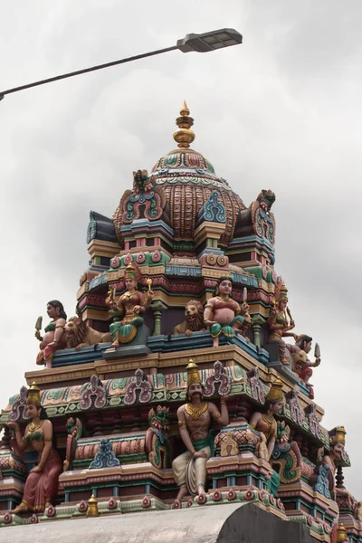 Gopuram Świątyni Sri Maha Kali — Zdjęcie stockowe