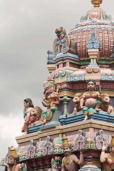 Gopuram Świątyni Sri Maha Kali — Zdjęcie stockowe
