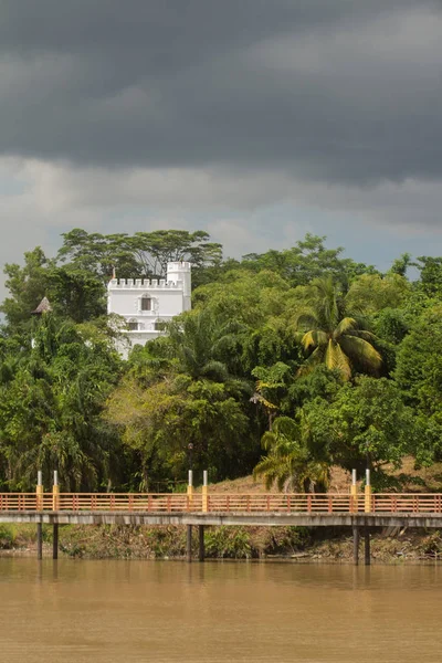 Fort Margherita Kuching Sarawak Maleisië Het Eiland Borneo — Stockfoto