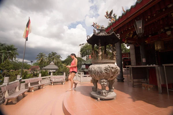 タイの街の寺院 — ストック写真