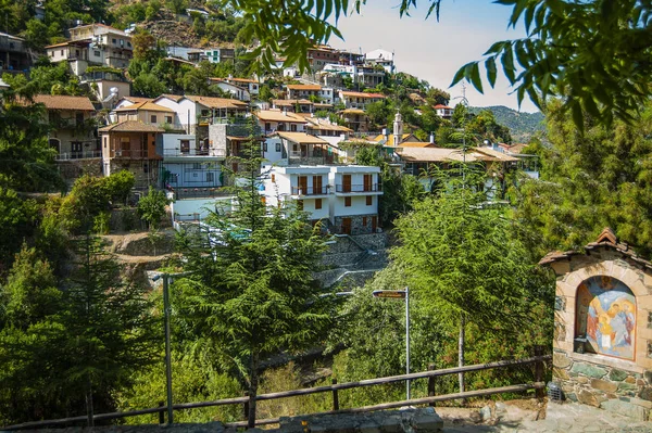 Село Калопанагіотіс Відоме Століття Він Розташований Горах Троодос Висоті 762 — стокове фото