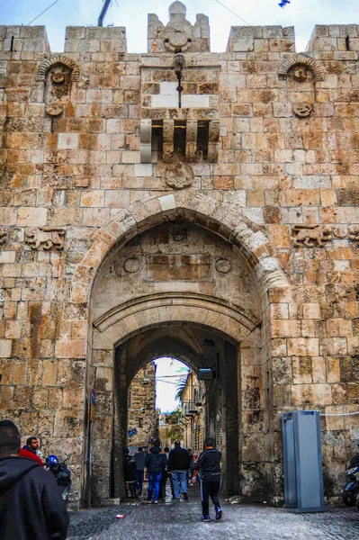 Vestingmuren Van Jeruzalem Die Tot Dag Van Vandaag Bewaard Zijn — Stockfoto