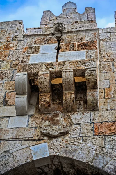 Las Murallas Fortaleza Jerusalén Que Han Sobrevivido Hasta Nuestros Días — Foto de Stock