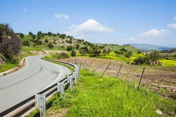 Spring Valley Las Montañas Troodos Una Alegría Inolvidable Ver Verde —  Fotos de Stock