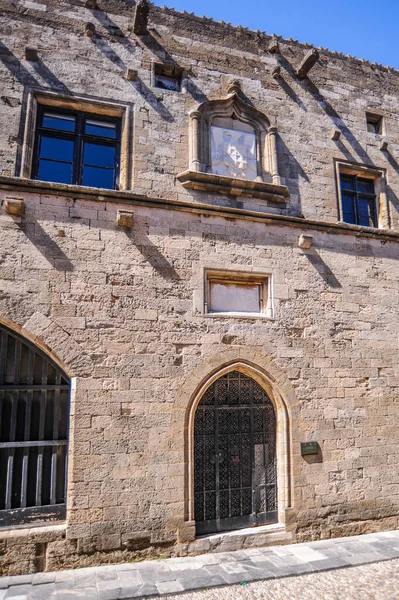 Knight Street leads from the Palace of the Grand masters of the order of Hospitallers to the Harbor of Rhodes and is the oldest surviving medieval street in Europe.