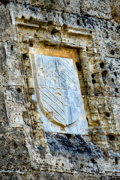 Будівництво Потужних Укріплень Головного Міста Родос Почалося 1309 Році Тривало — стокове фото