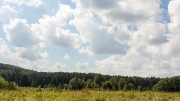 Timelapse of nature - sky and clouds — Stock Video
