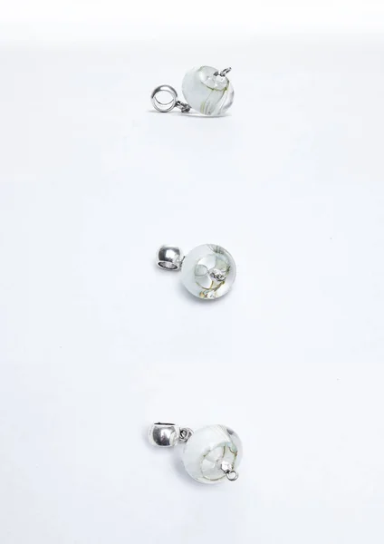 Perline di vetro fatto a mano luce — Foto Stock