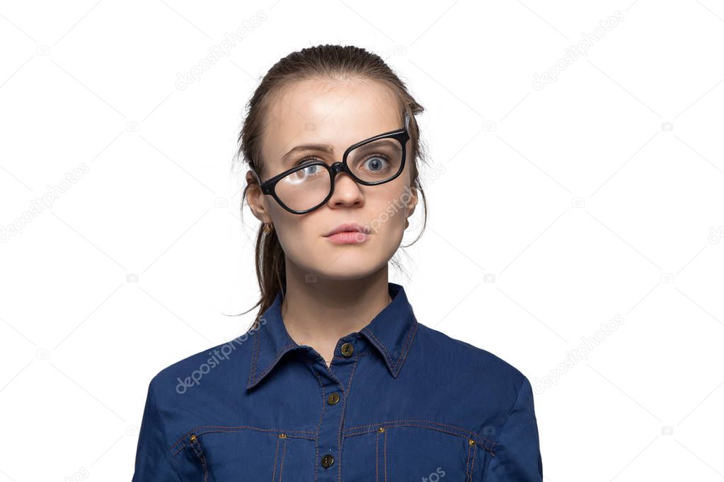 Remembered woman in glasses