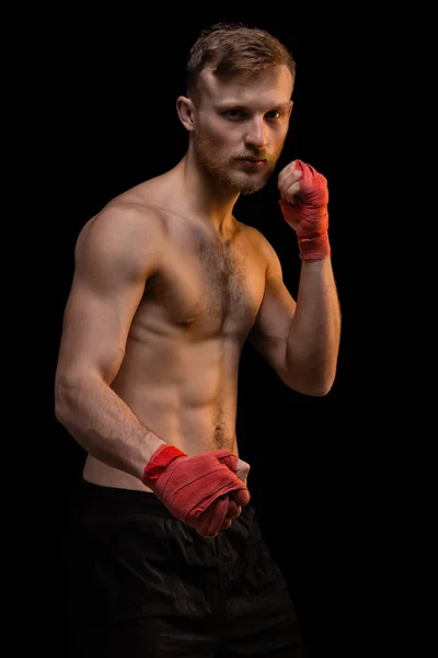 Young blond man with muscular torso — Stock Photo, Image