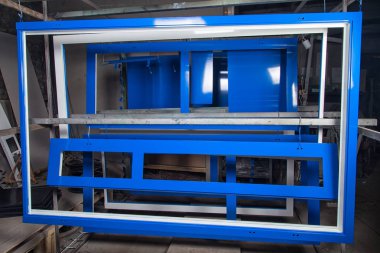 Toz Boyama ve kurutma metal kapılar